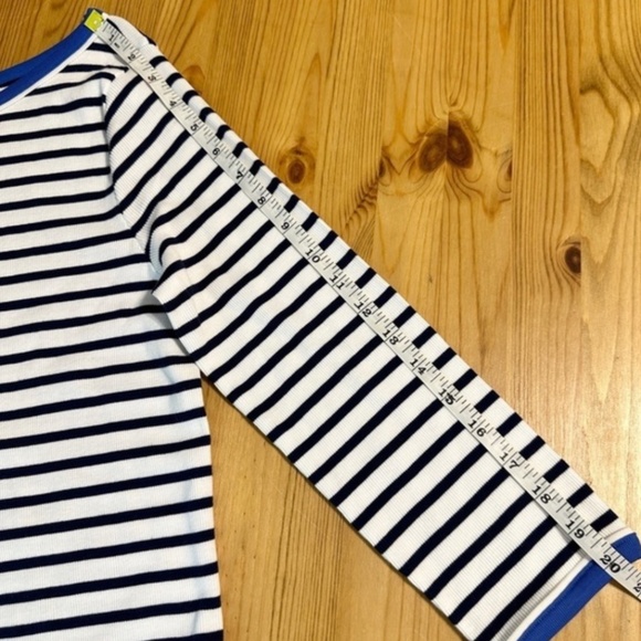 NWT Ralph Lauren Striped Mariner Top – Nautical 3/4 Sleeve Tee (Size L) - Picture 7 of 7